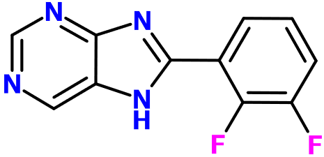 (image for) MC080141 8-(2,3-Difluorophenyl)-7H-purine